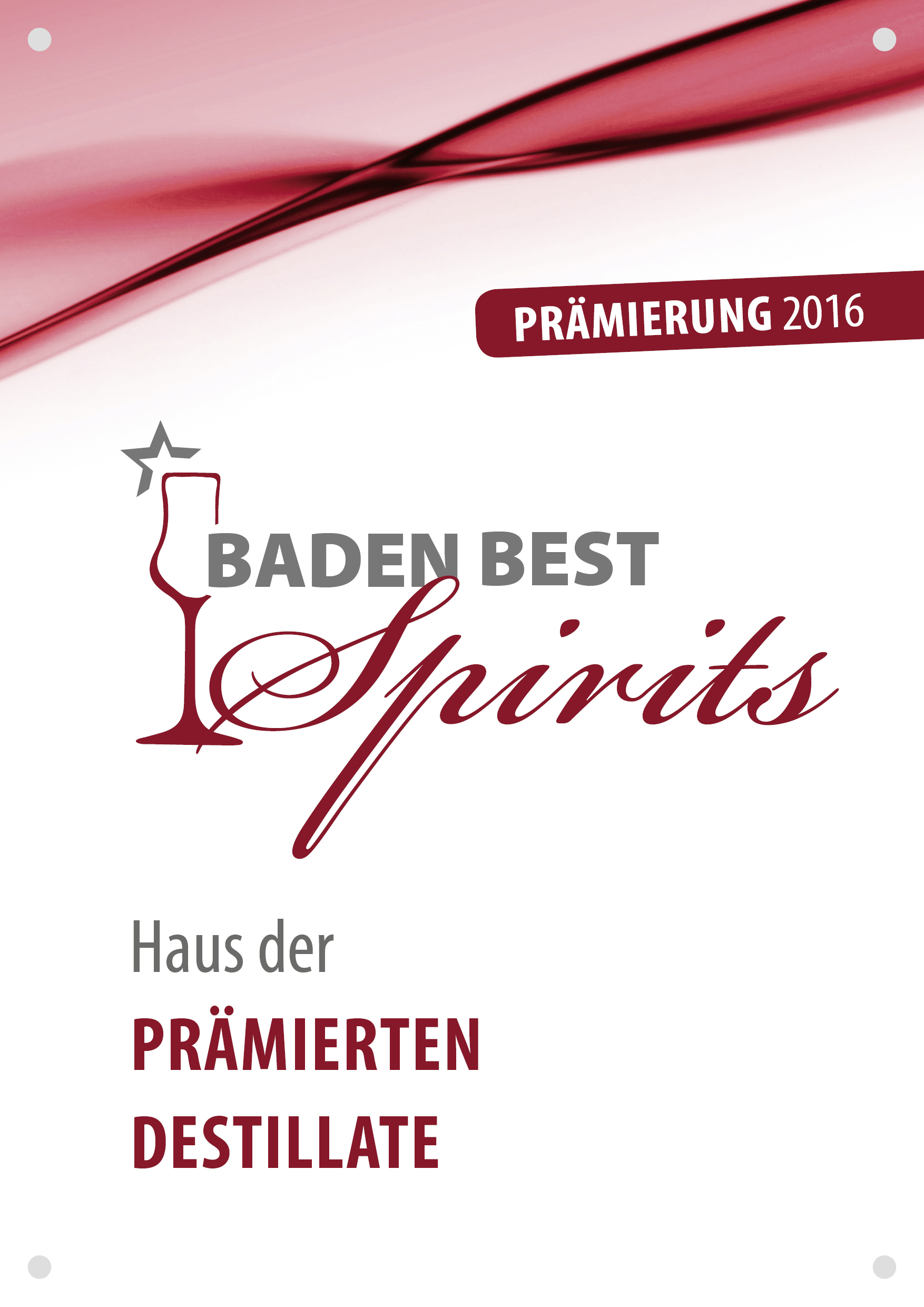Schild Baden best spirits